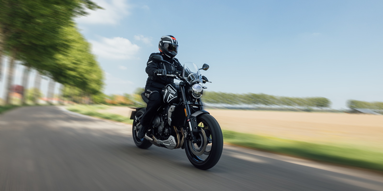 motorcycle in the countryside